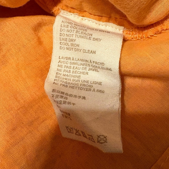 Anthropology Let Me Be Strapless Coral Fringe Mini Dress XXS - Picture 7 of 10